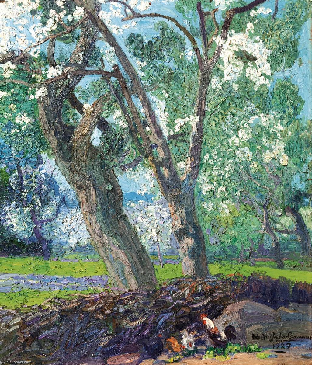 Trees In A Landscape — Hermenegildo Anglada Camarasa