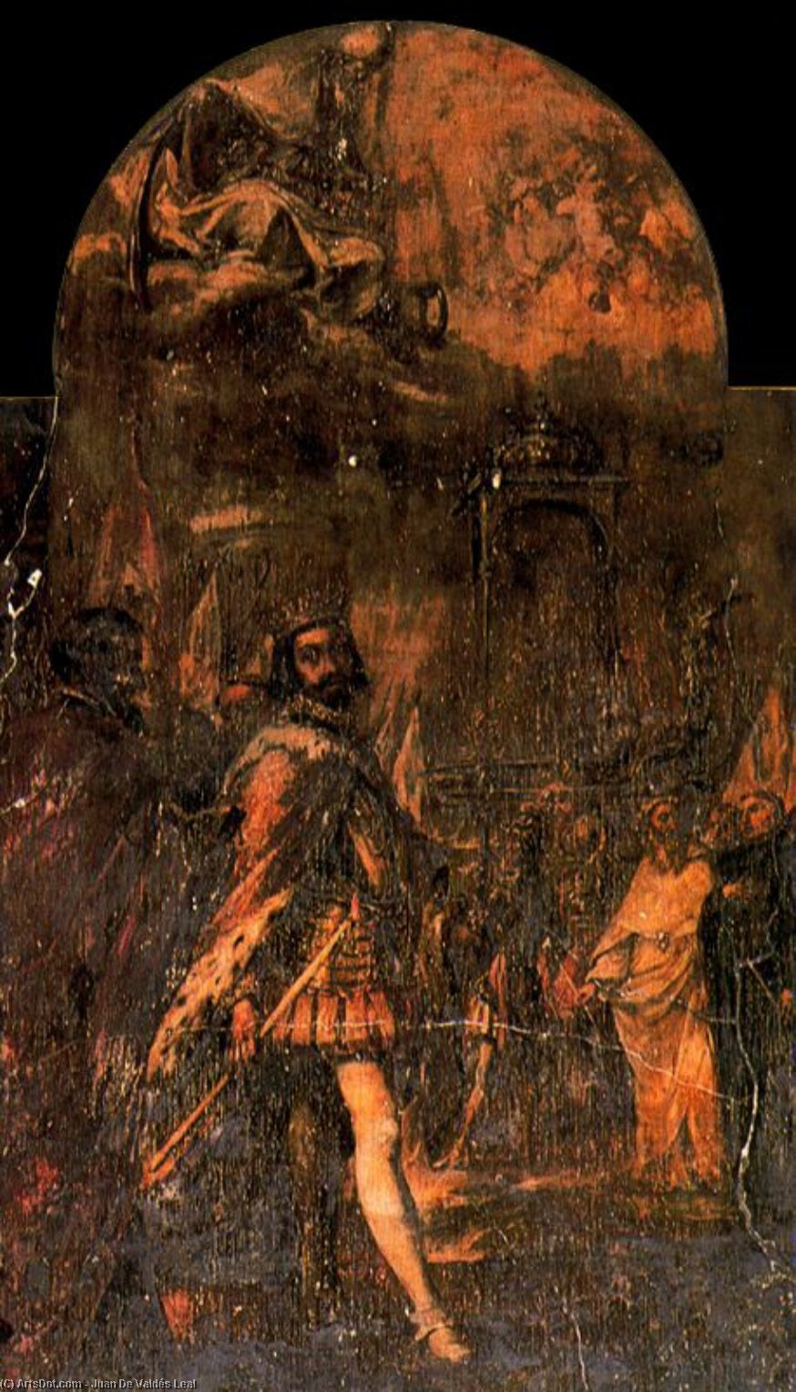 San Fernando Entrando En Sevilla — Juan De Valdés Leal