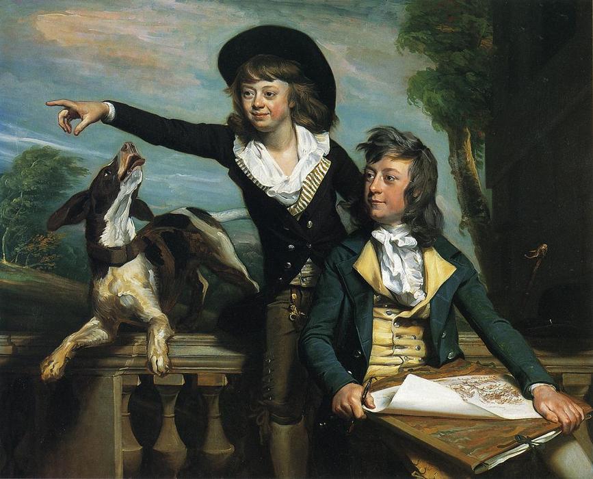 Charles Callis Western And His Brother Shirley Western) — John Singleton Copley