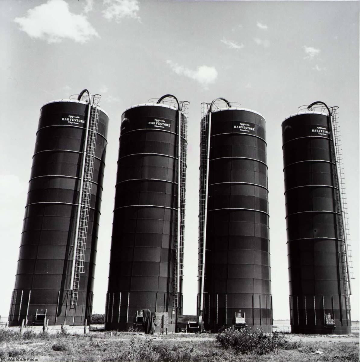Silo, Kiowa County, From The Kansas Documentary Survey Project — Larry W Schwarm
