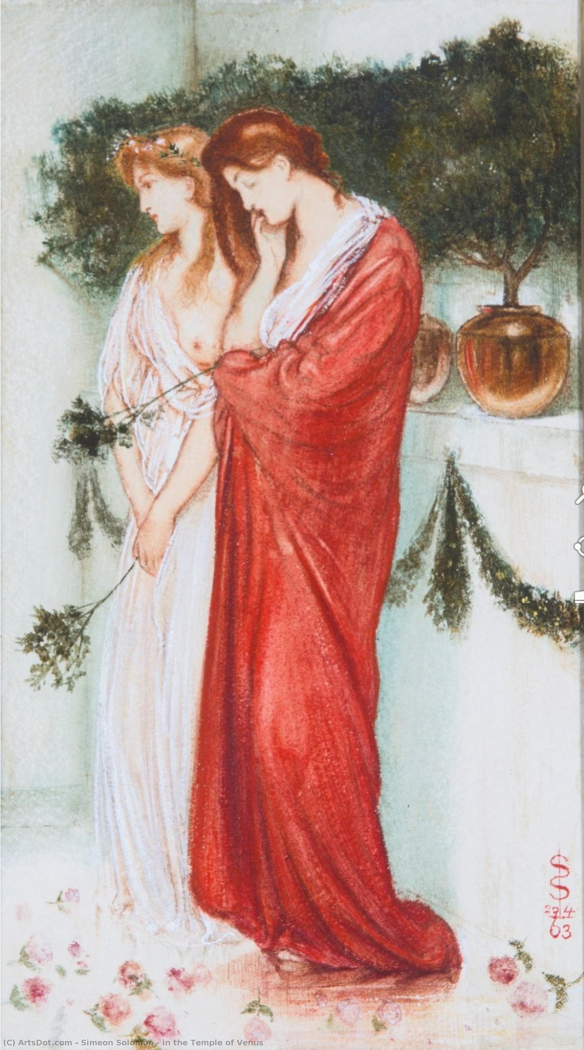 In The Temple Of Venus — Simeon Solomon