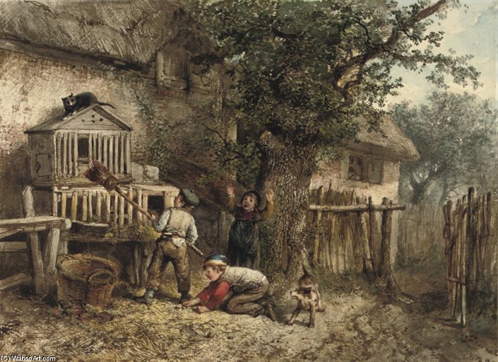 Teasing The Cat — Johan Mari Henri Ten Kate