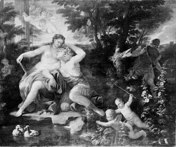 Renaud Dans Les Bras D'armide, Decouvert Par Les Chevaliers — Luca Giordano