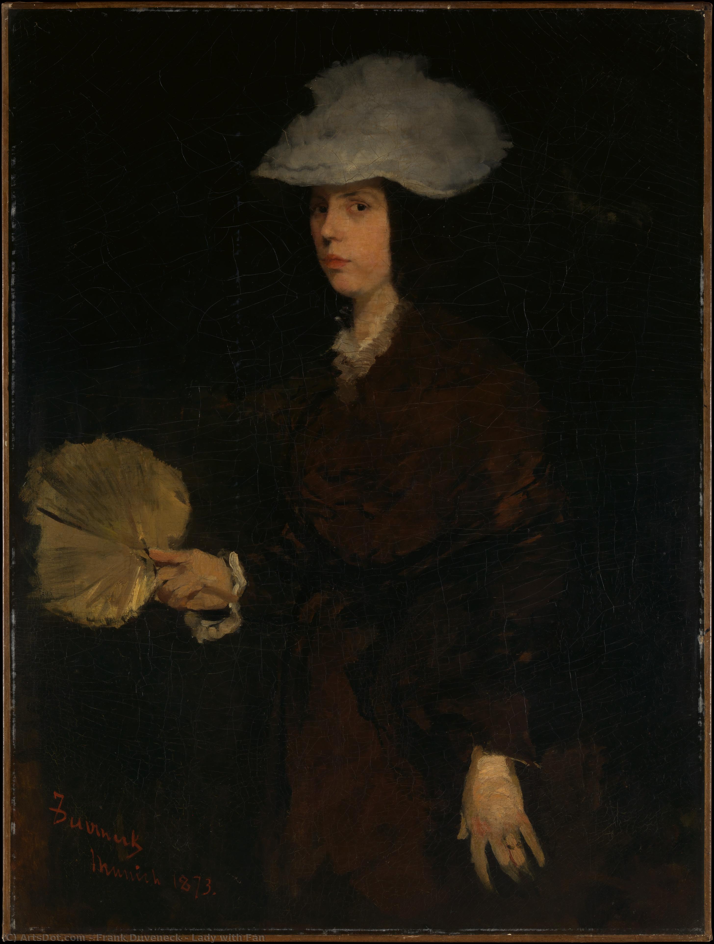 Lady With Fan — Франк Дувенек