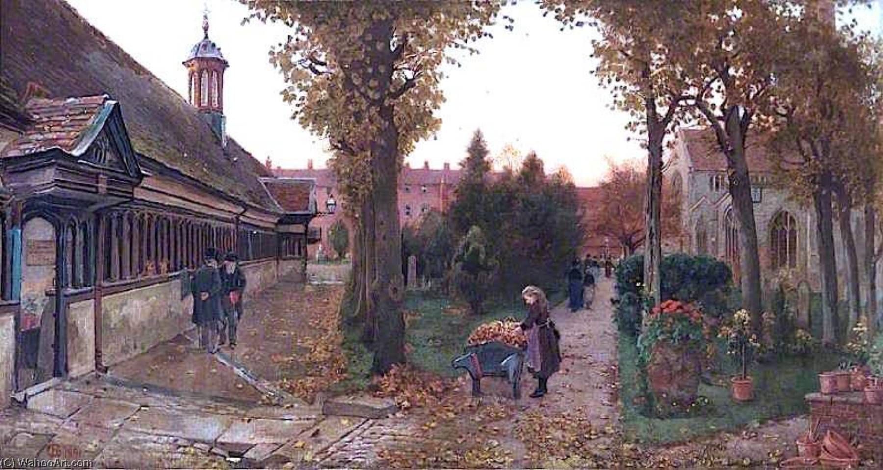 Long Alley Almshouses And St Helen's Churchyard, Abingdon, Oxfordshire — Harry Goodwin