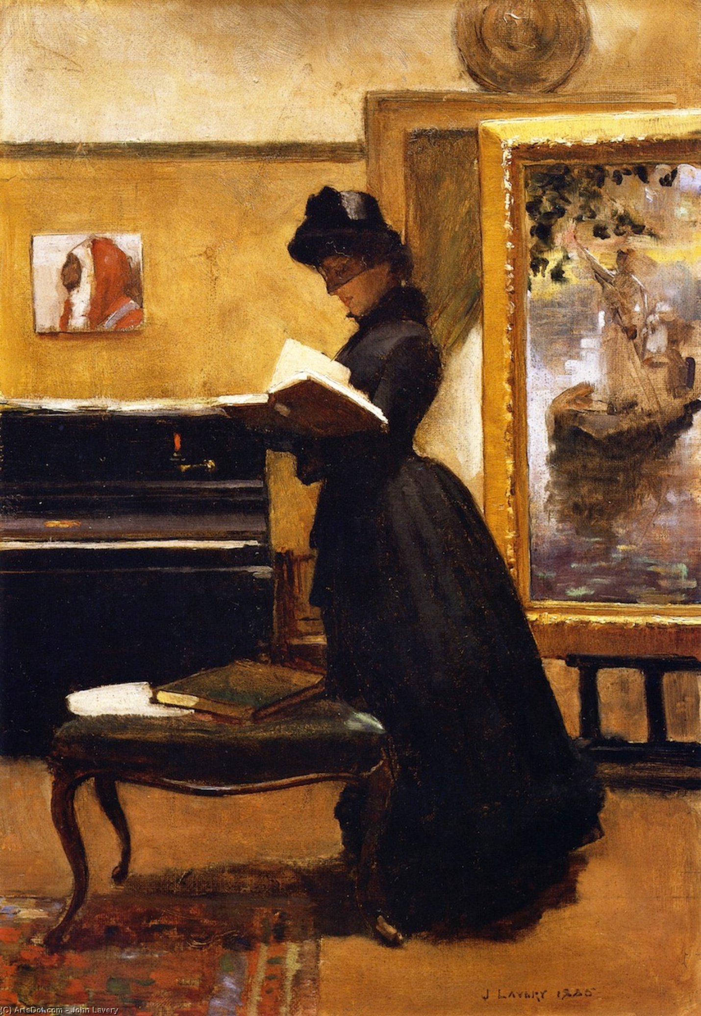 A Visitor To The Studio — Джон Лавері