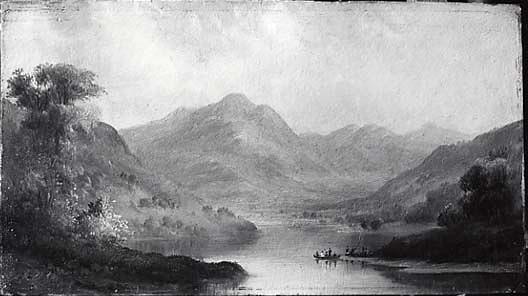 Highland Scenery, The Pass Of Lery, (painting) — Robert Seldon Duncanson