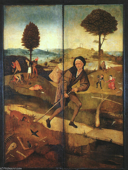 The Path Of Life Outer Wings Of A Triptych — Hieronymus Bosch