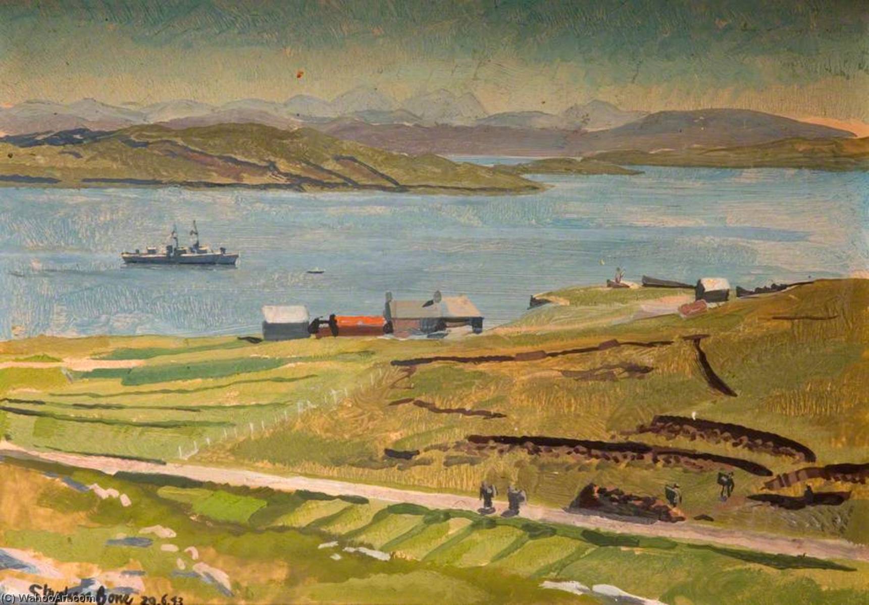 Naval Rescue Launches In Loch Road, Isle Of Lewis — Stephen Bone