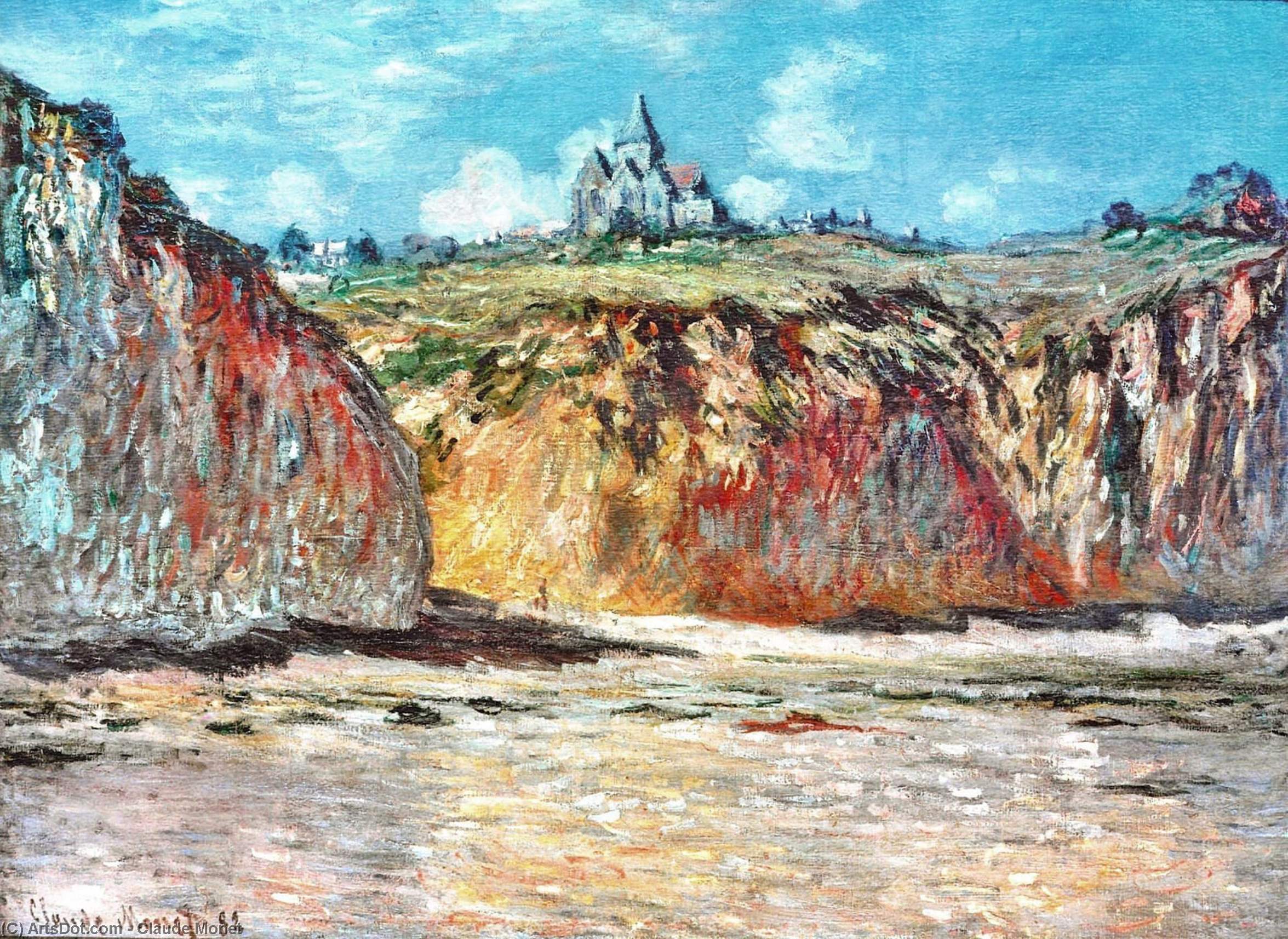 La Iglesia De Varengeville 02 — Claude Monet