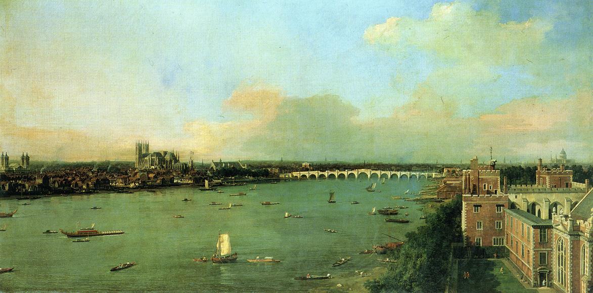 The Thames With St. Paul's Cathedral — Giovanni Antonio Canaletto
