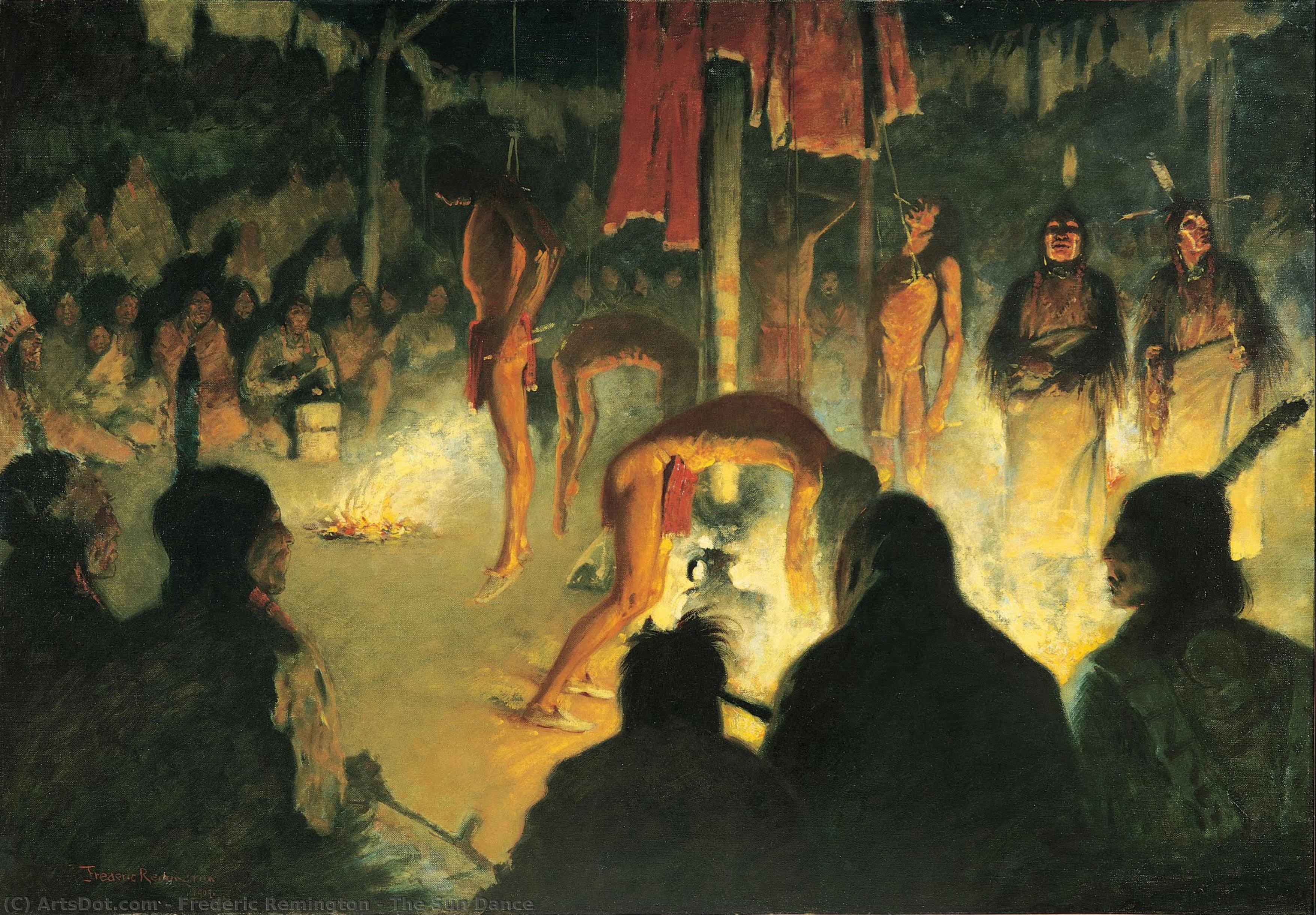 The Sun Dance — Frederic Remington