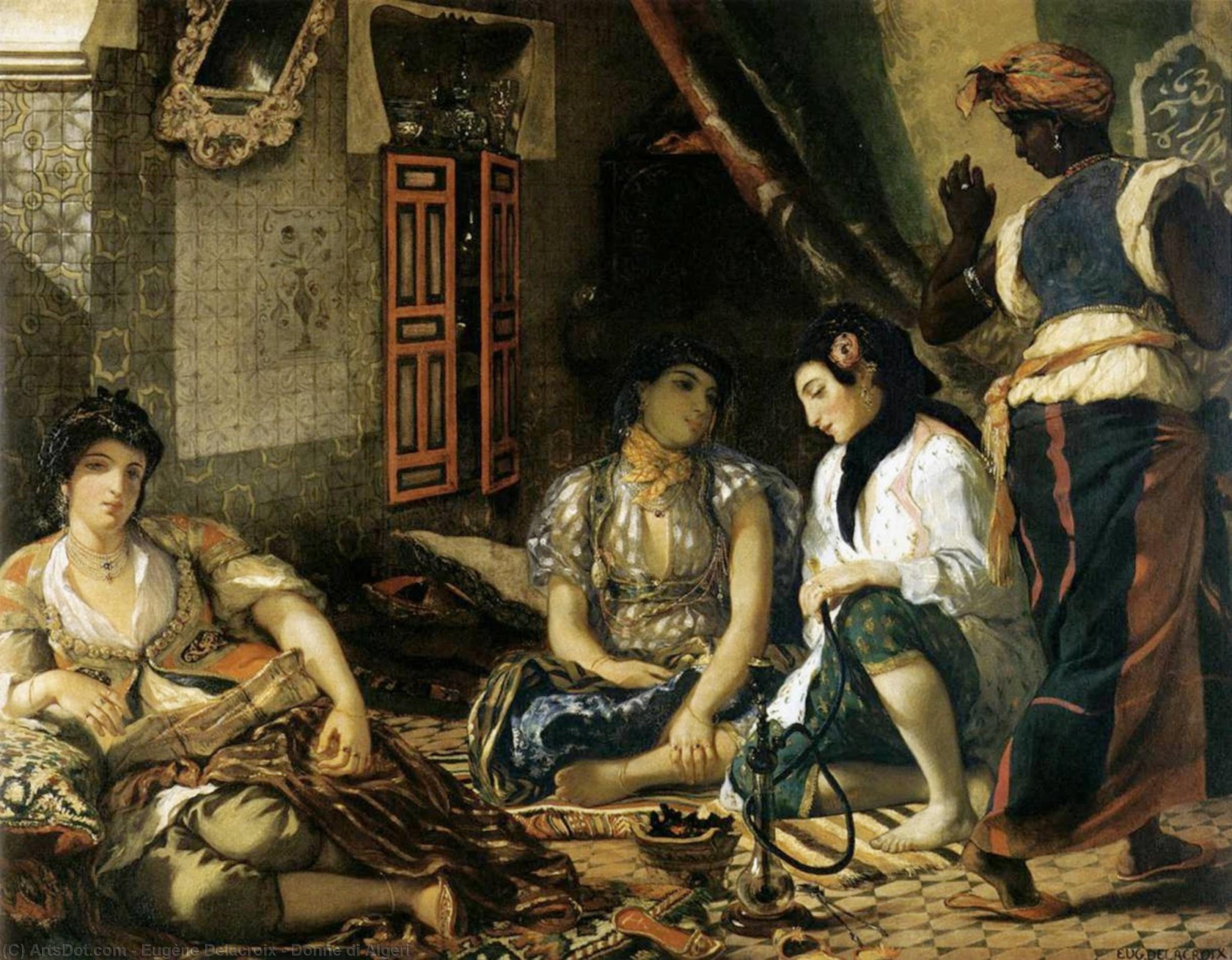Donne Di Algeri — Eugène Delacroix