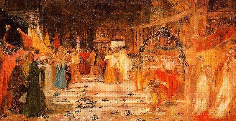Sketch Of The Social Peace In Venice — Хосе Виљегас Кордеро