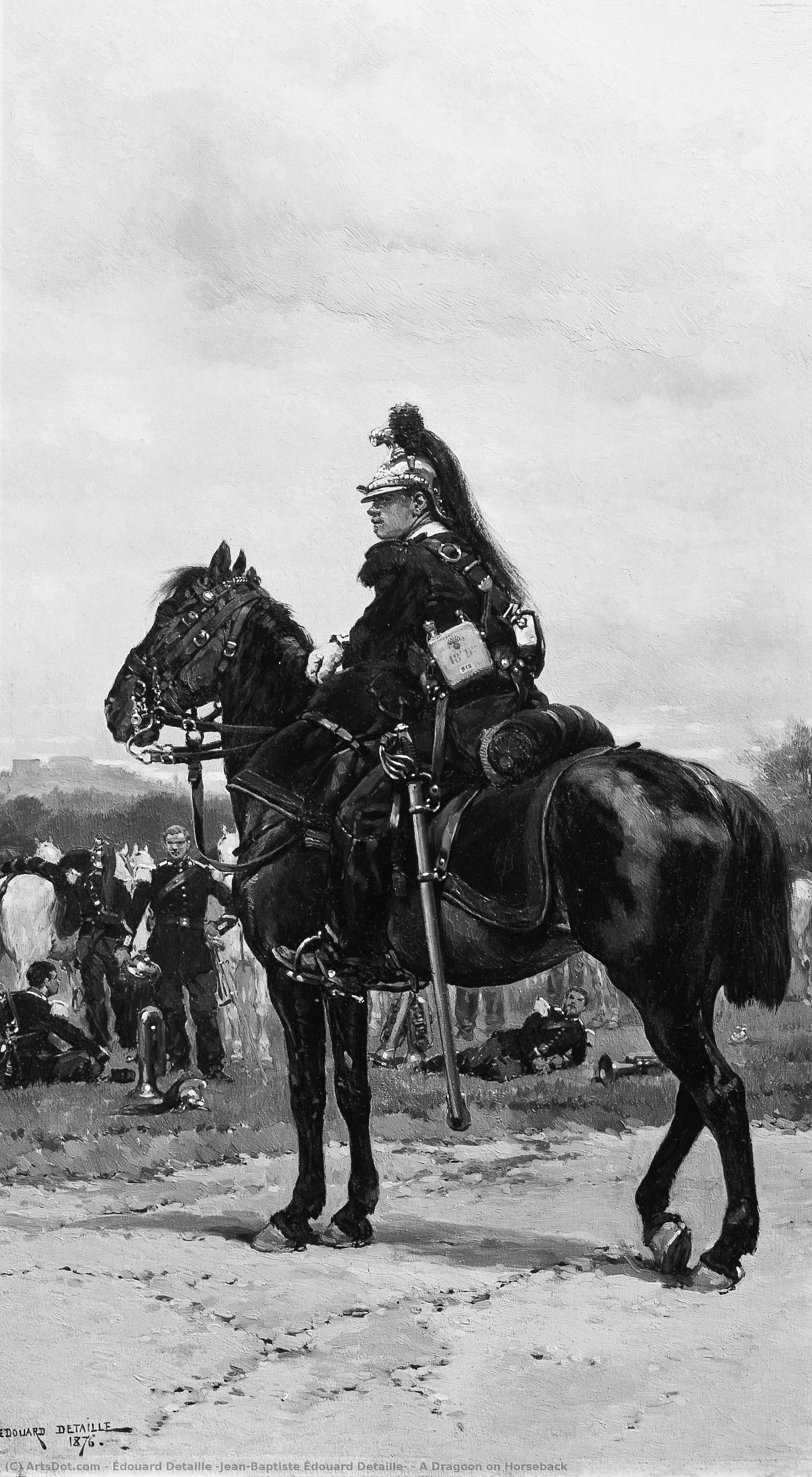 A Dragoon On Horseback — Édouard Detaille