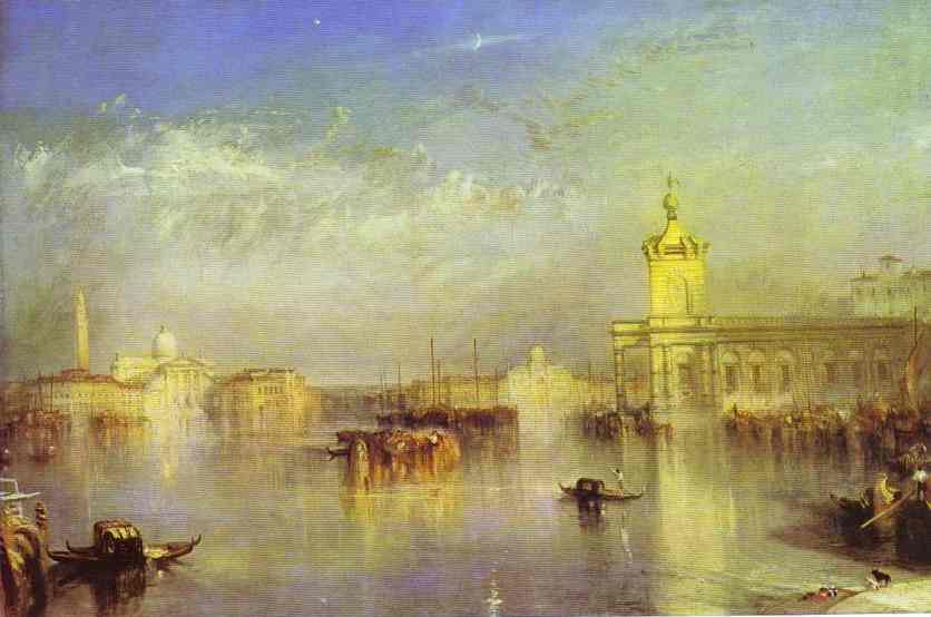 The Dogana, San Giorgio, Citella, From The Steps Of The Europa — Joseph Mallord William Turner