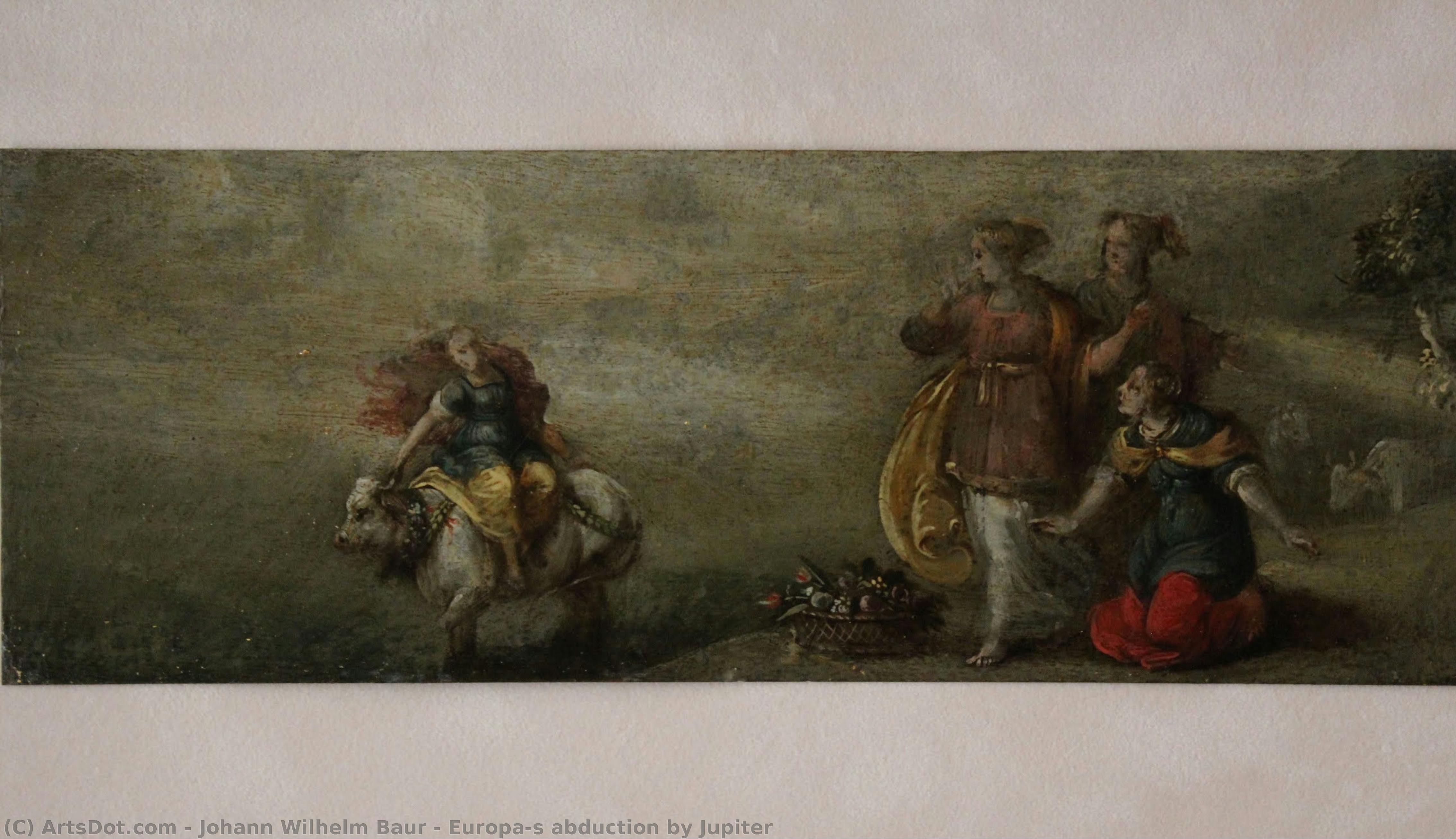 Europa’s Abduction By Jupiter — Johann Wilhelm Baur