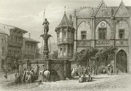 The Rathhaus, Hildesheim — Carl (friedrich Heinrich) Werner