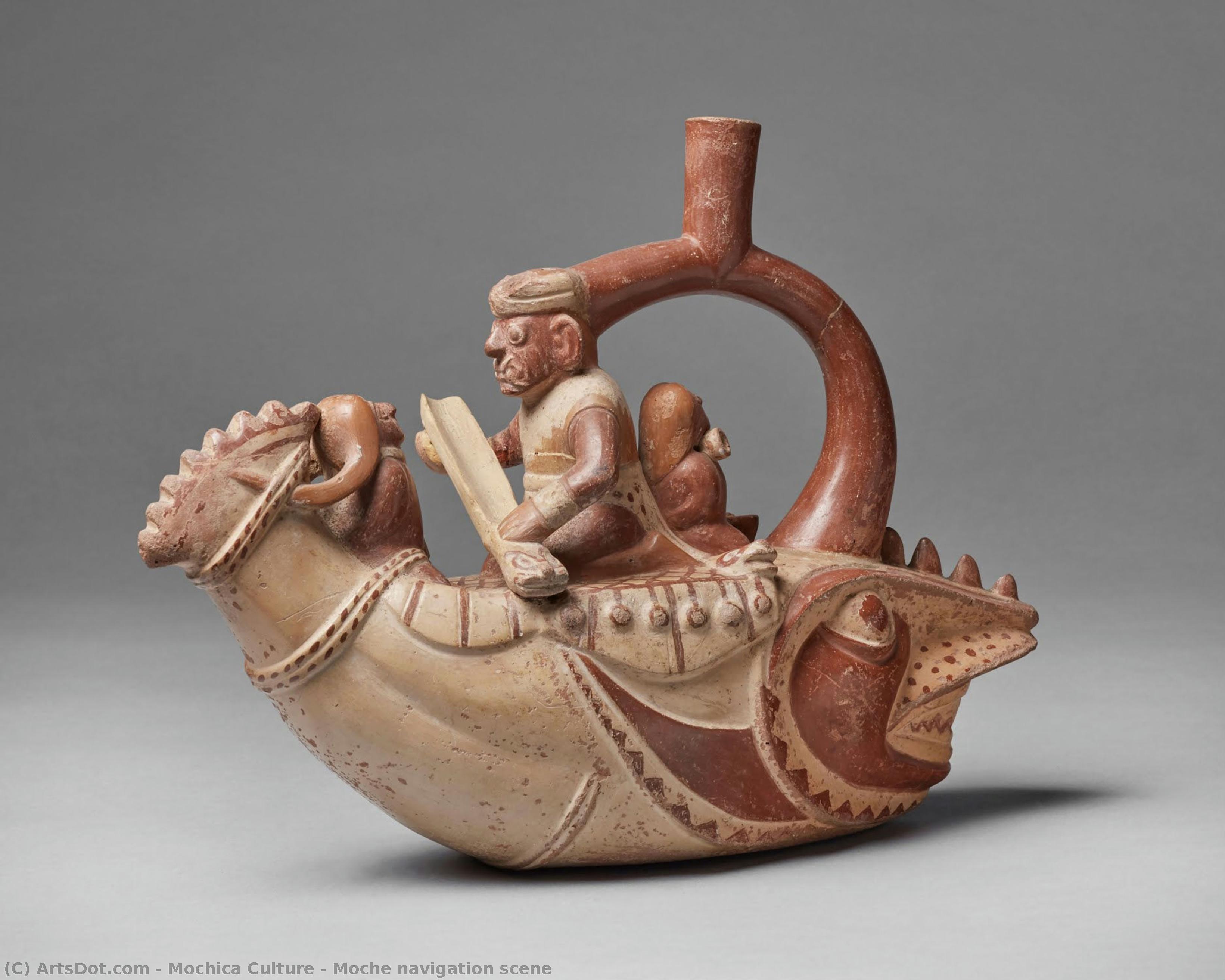 Moche Navigation Scene — Mochica Culture