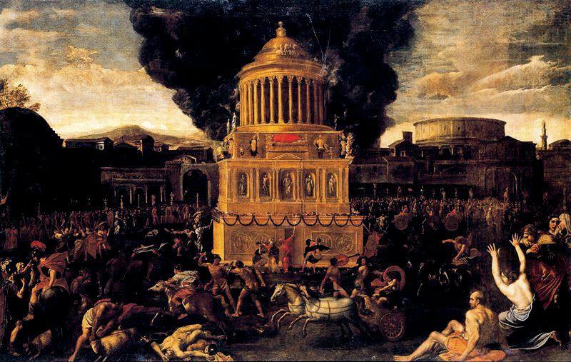 Funeral Of An Emperor — Domenichino (domenico Zampieri)