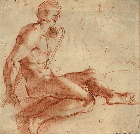 Nude Study — Анна́биле Каракка́ччи