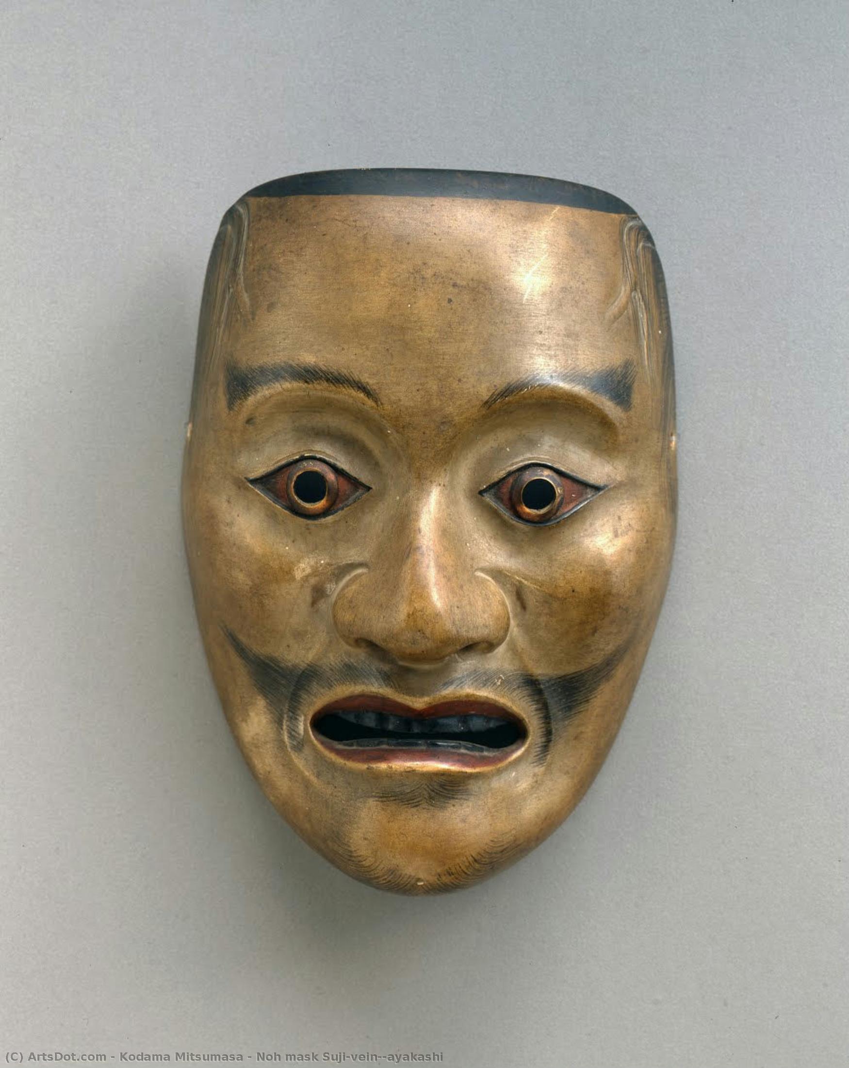 Noh Mask Suji(vein)-ayakashi — Kodama Mitsumasa