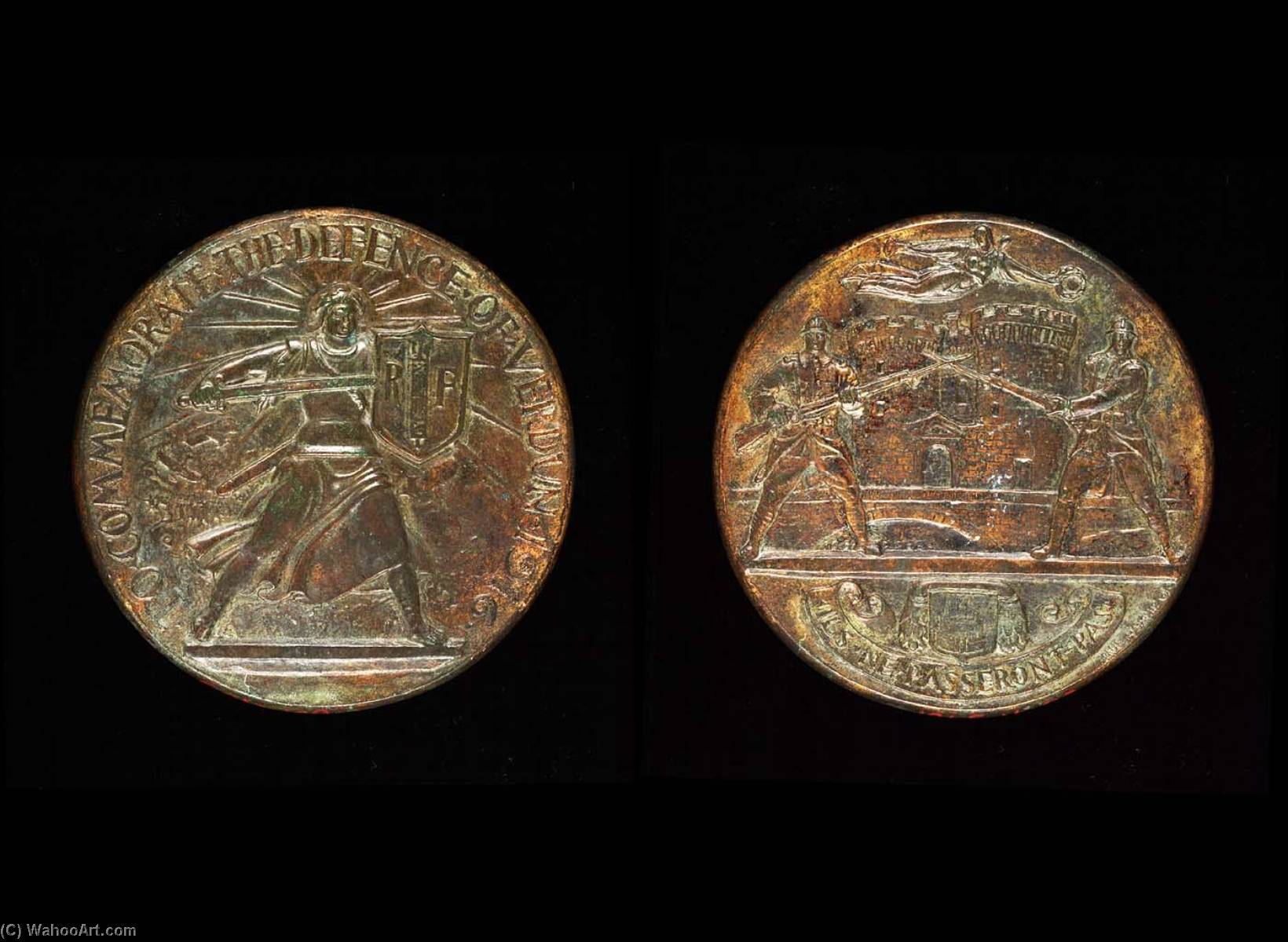 Defense Of Verdun Medal — Paul Manship