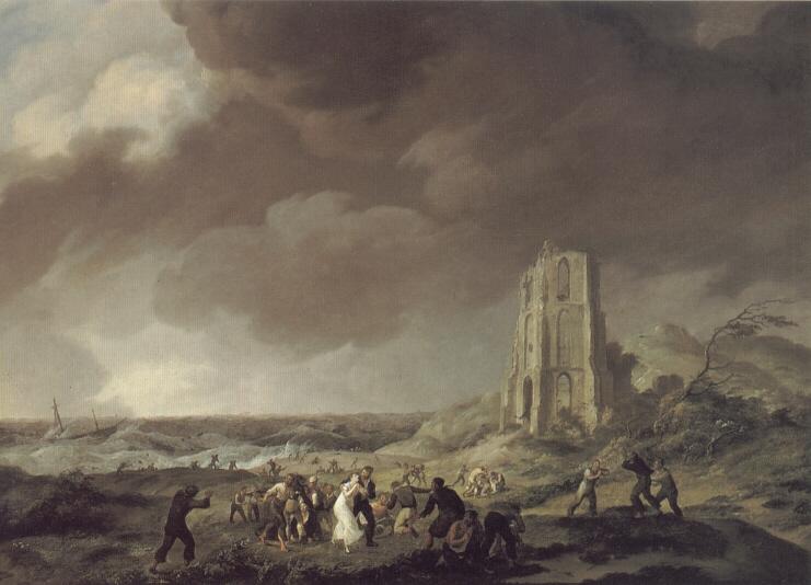 The Shipwreck — Johannes Hermann Barend Koekkoek