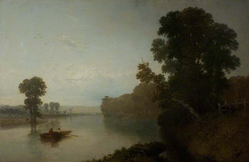 The River Trent At Wilford — Henry Thomas Dawson