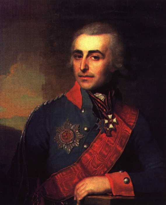 Portrait Of Count P. A. Tolstoy — Vladimir Lukich Borovikovsky