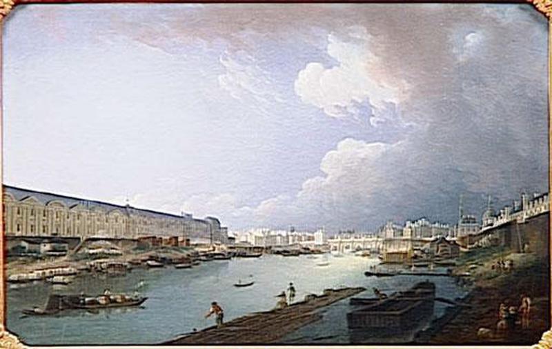 Vue De Paris Prise Du Pont Royal En 1778 — Pierre Antoine De Machy