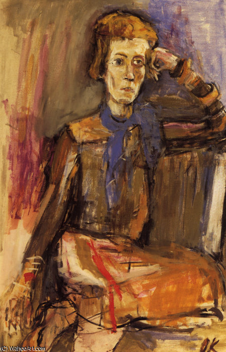 Nancy Cunard, Huile Sur Toile, — Oskar Kokoschka