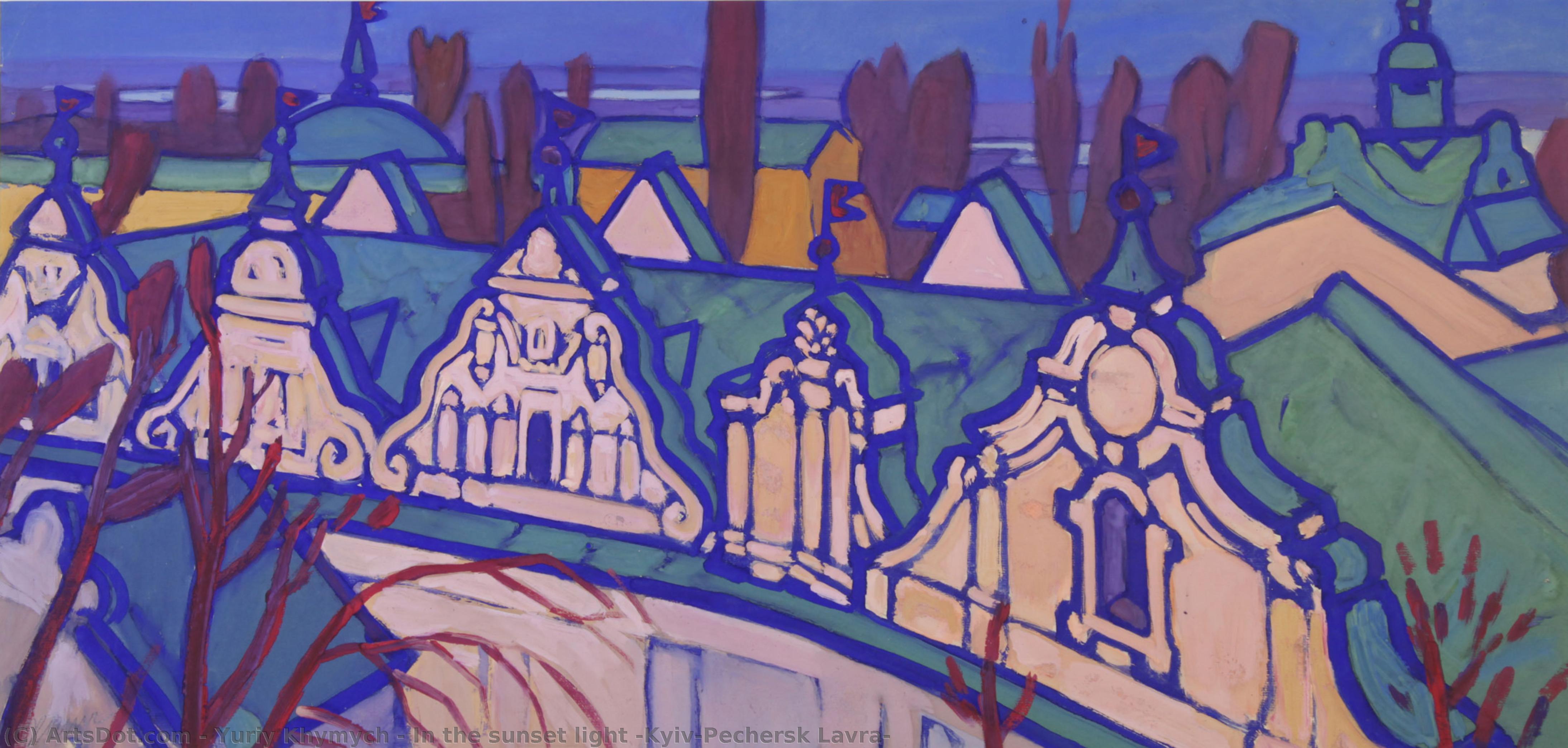 In The Sunset Light (kyiv-pechersk Lavra) — Yuri Ivanovych Khymych