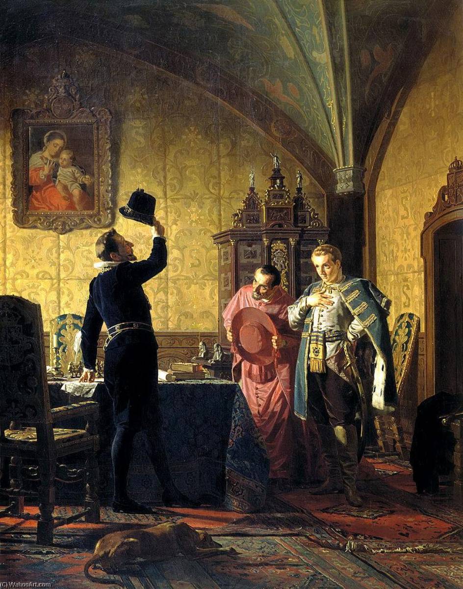 False Dimitry I Swearing Sigismund Iii Introduction Of Catholicism In Russia — Nikolai Vasilevich Nevrev