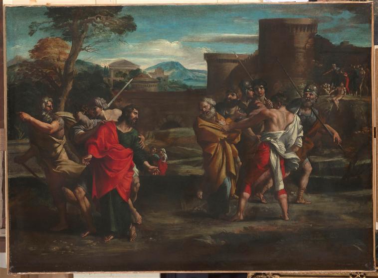 La Séparation De Saint Paul Et De Saint Pierre Allant Au Martyre — Giovanni Lanfranco