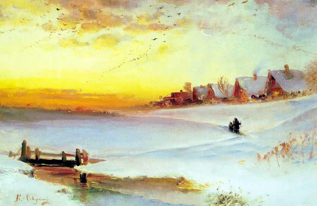 Winter Landscape — Алексей Кондратьевич Саврасов
