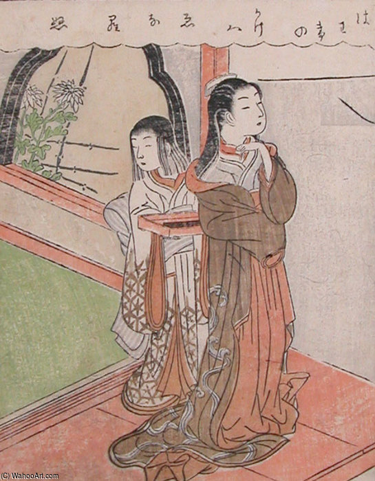 Courtesan And Attendant — Suzuki Harunobu