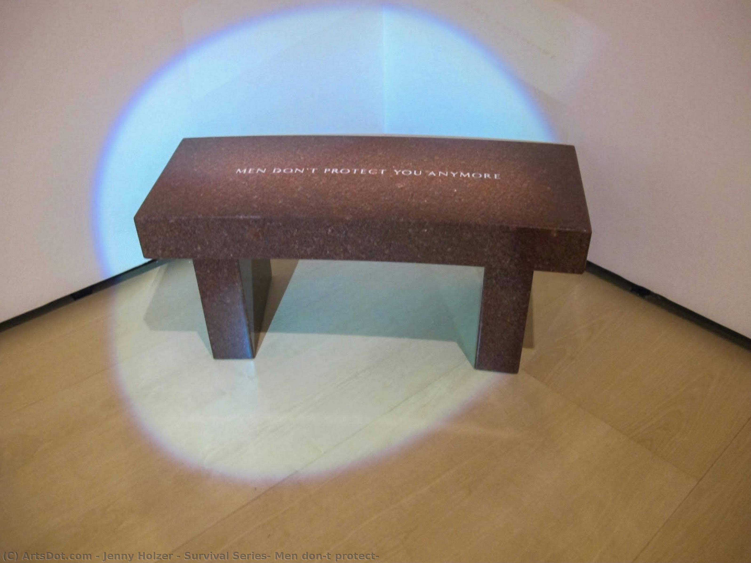 Serie De Supervivencia: Los Hombres No Protegen... — Jenny Holzer