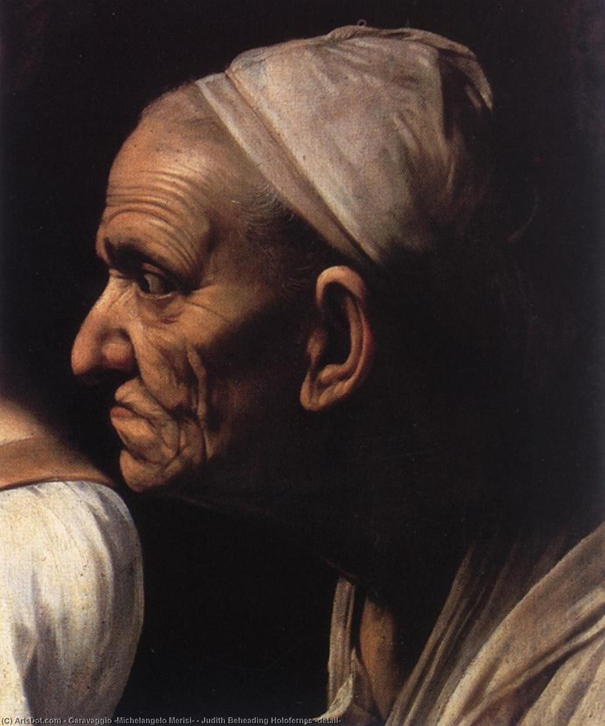 Judith Beheading Holofernes (detail) — Caravaggio