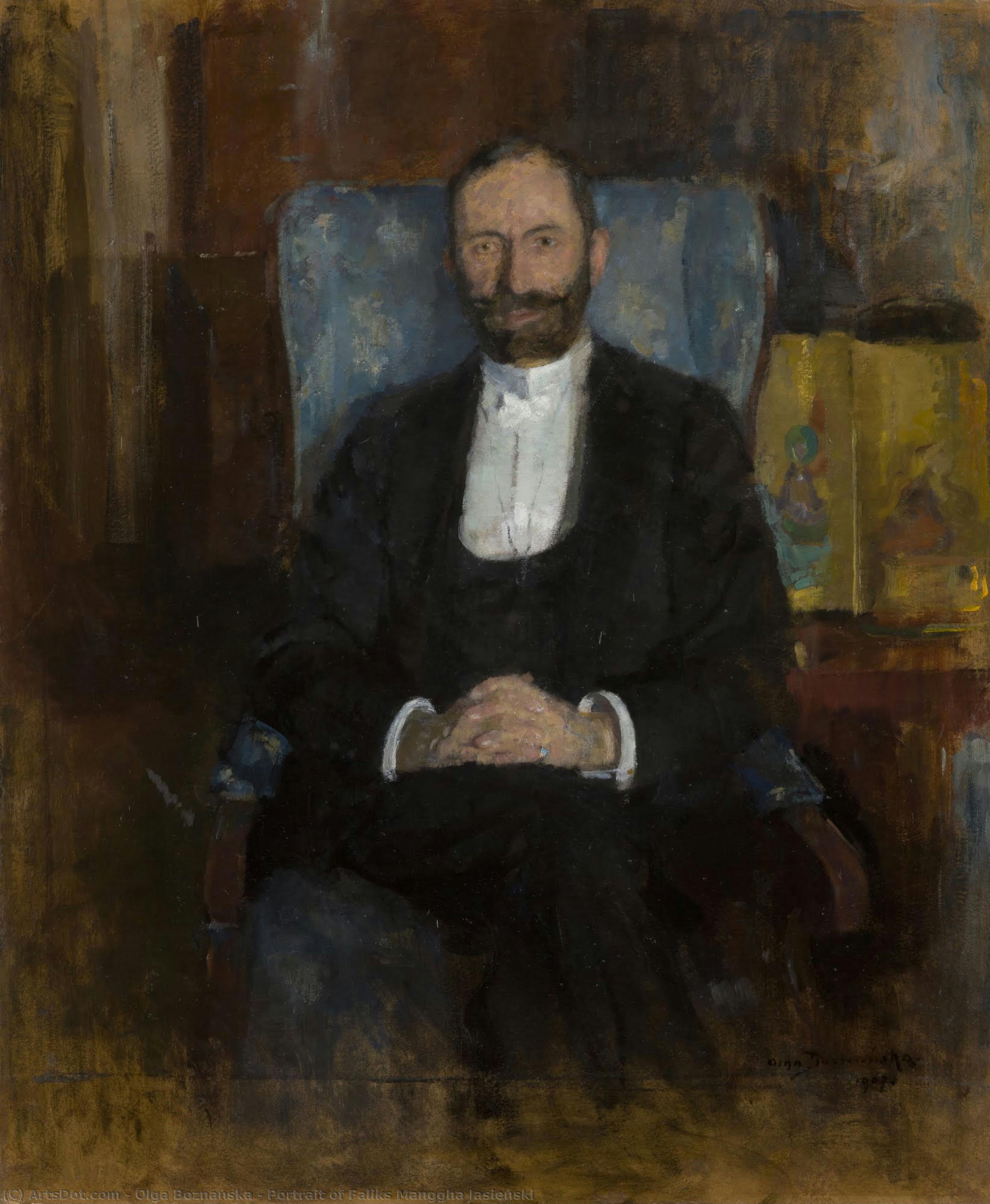 Portrait Of Faliks Manggha Jasieński — Olga Boznańska