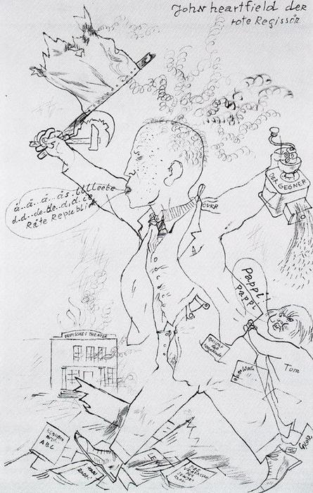 John Heartfield Der Rote Regissör — George Grosz