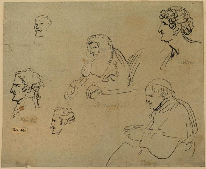 Sheet Of Studies — George Romney