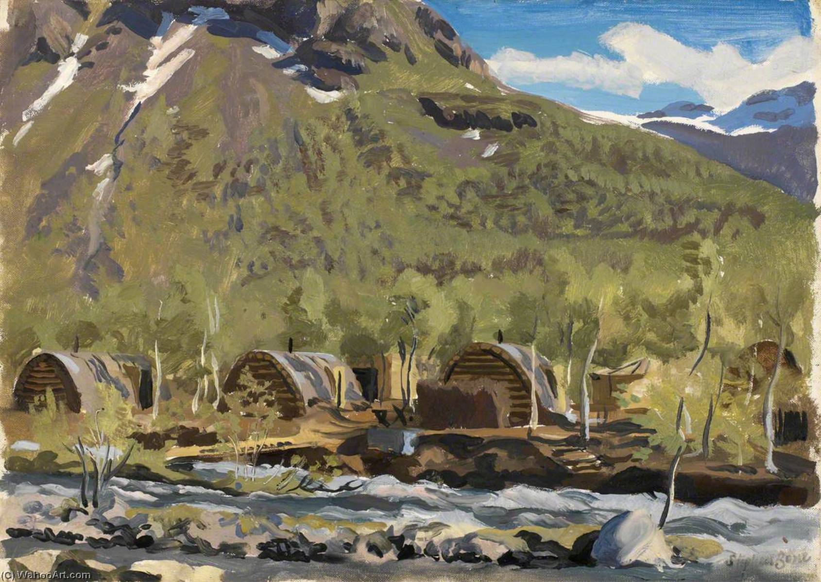 A German Camp In Kitdal — Стивен Бона