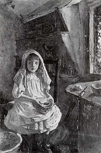 At Clovelly, Devonshire, (painting) — Anna Richards Brewster