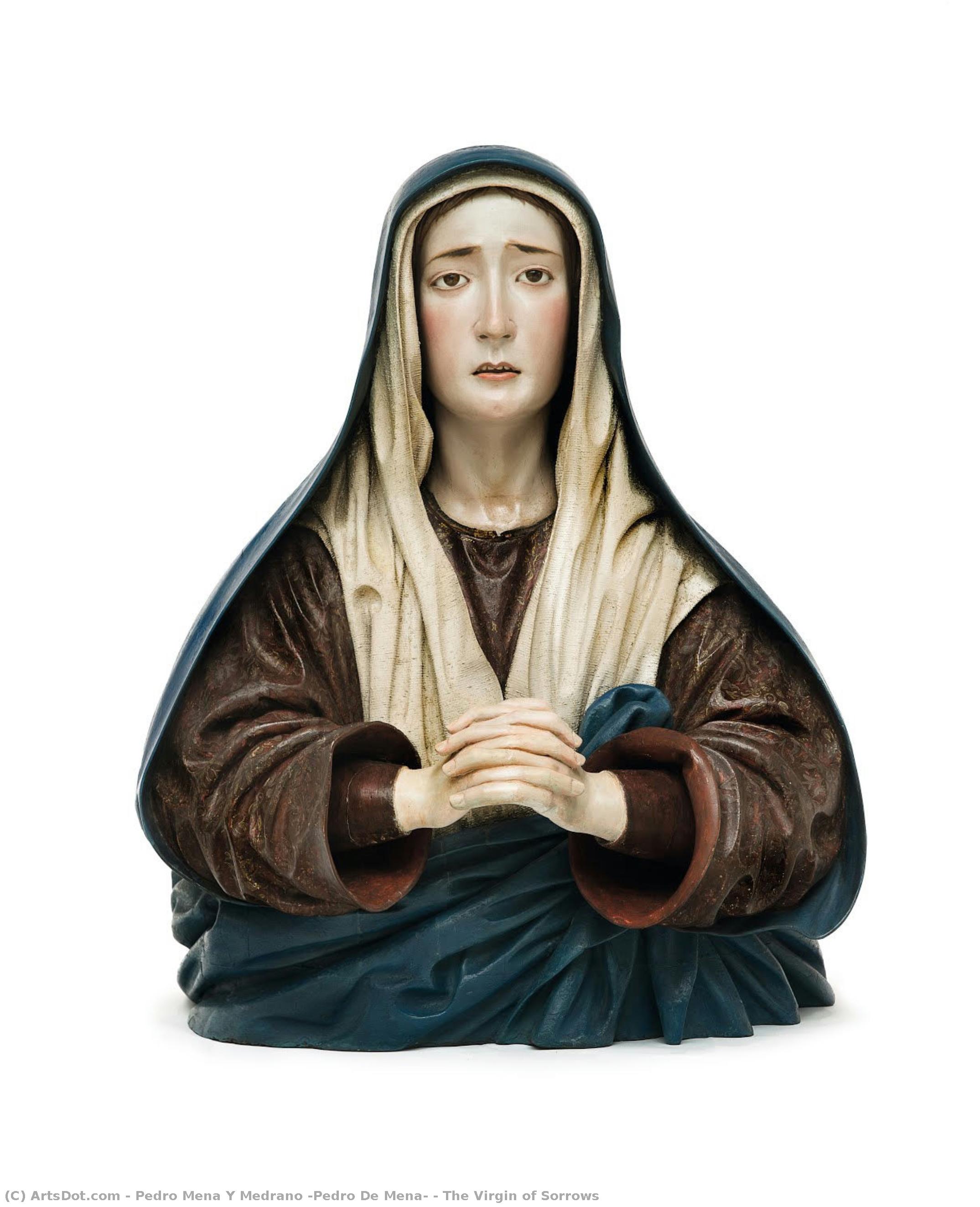 The Virgin Of Sorrows — Pedro Mena Y Medrano (pedro De Mena)