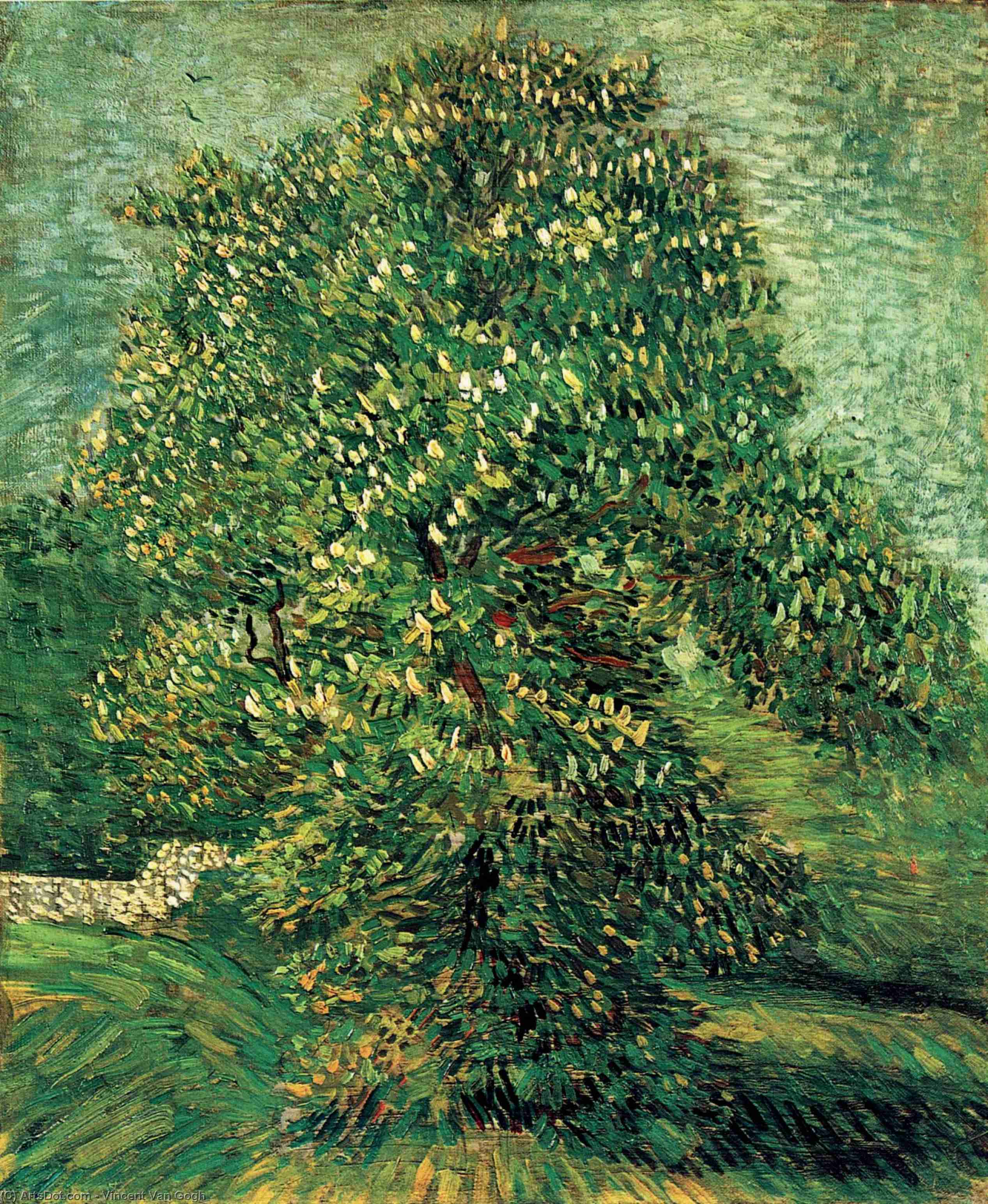 Chestnut Tree In Blossom — Vincent Willem Van Gogh