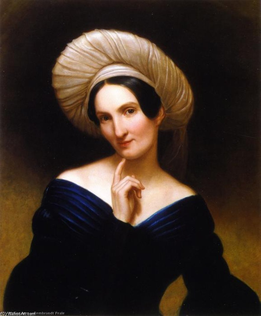 Portrait Of A Lady (harriet Cany Peale) — Rembrandt Peale