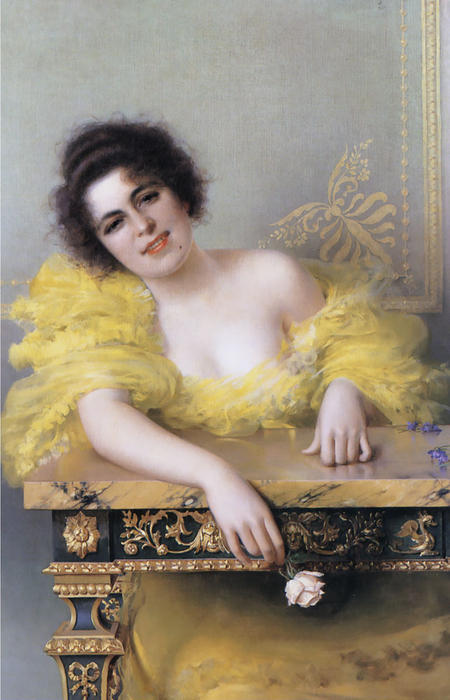 Portrait Of A Young Woman — Vittorio Matteo Corcos