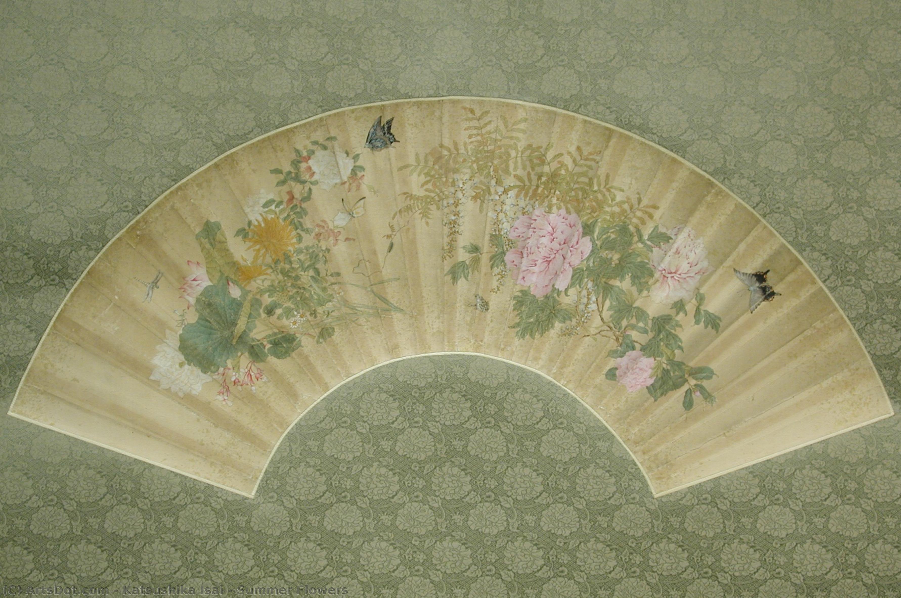 Summer Flowers — Katsushika Isai