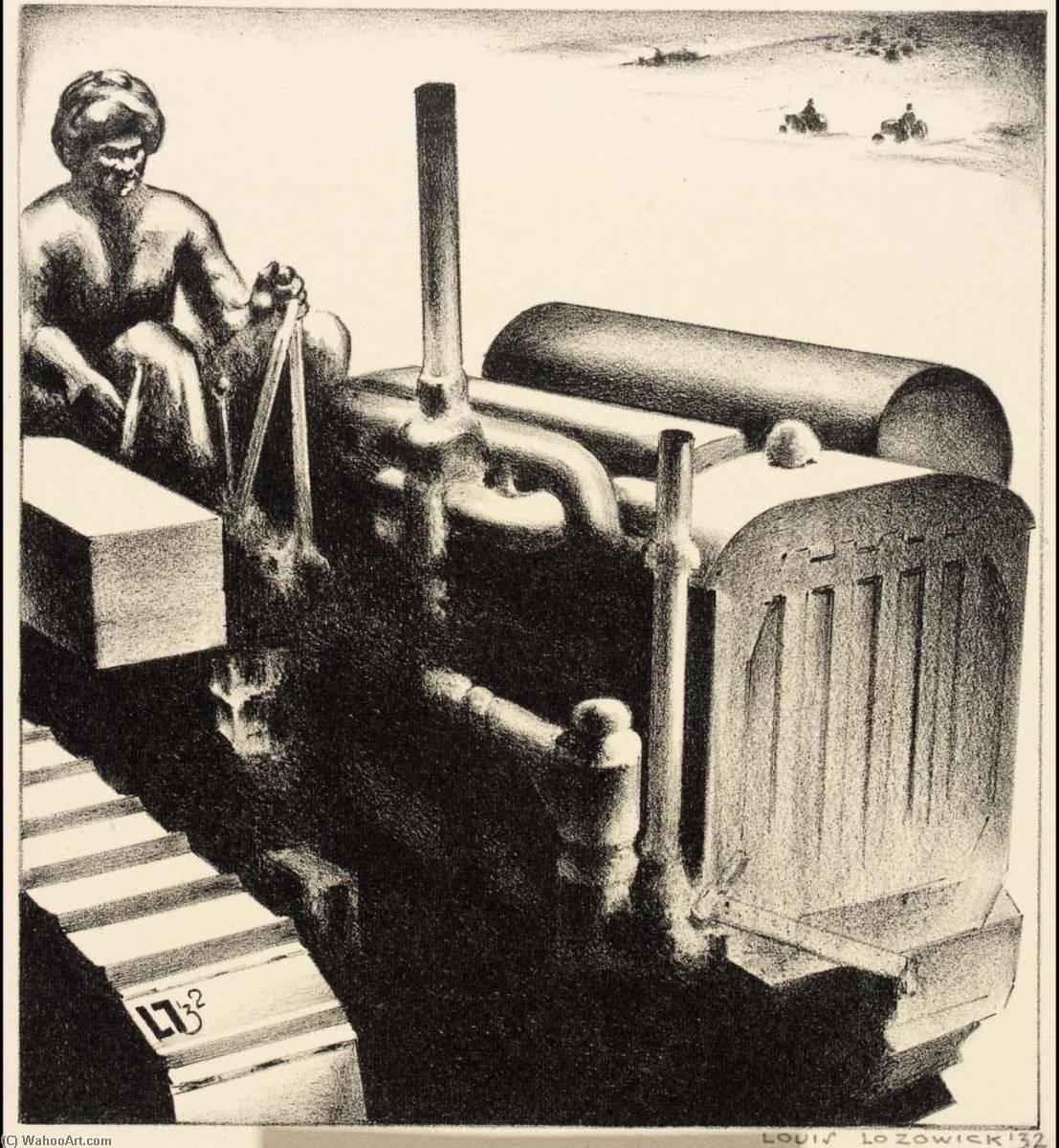 Collective Farmer — Louis Lozowick